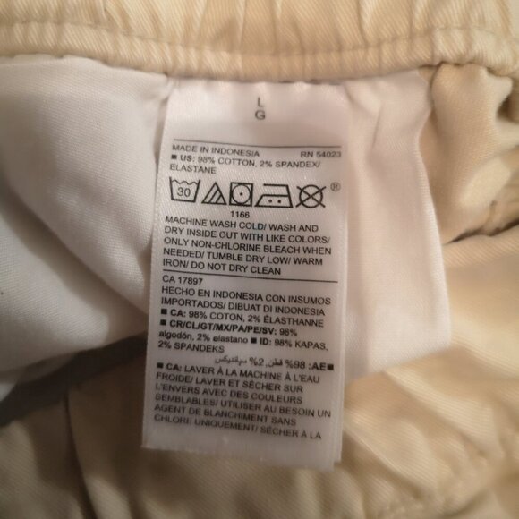 2 / $30.00 - Old Navy Built-in-Flex Men's Size Large Cream Color Modern Joggers - Picture 9 of 15